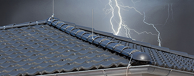 Äußerer Blitzschutz bei Elektro von Pokrowsky in Biebelried